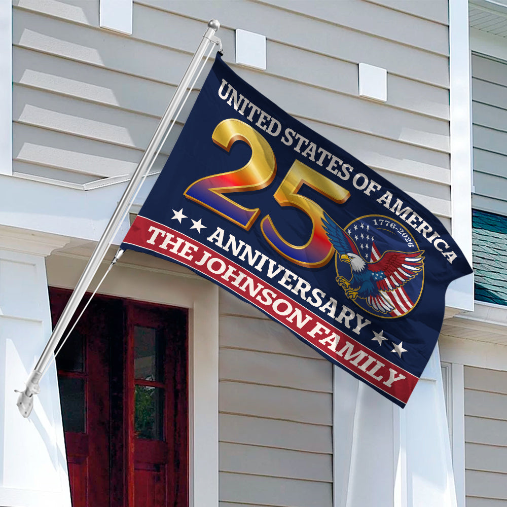 250th Anniversary USA Eagle Patriotic House Flag LM32 897557