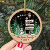 Custom Family Name Christmas Tree Ceramic Ornament, Xmas Gift For Family TH10 170657