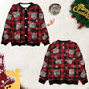Custom Photo Christmas Ugly Cardigan Gift For Cat Lover CH07 899834