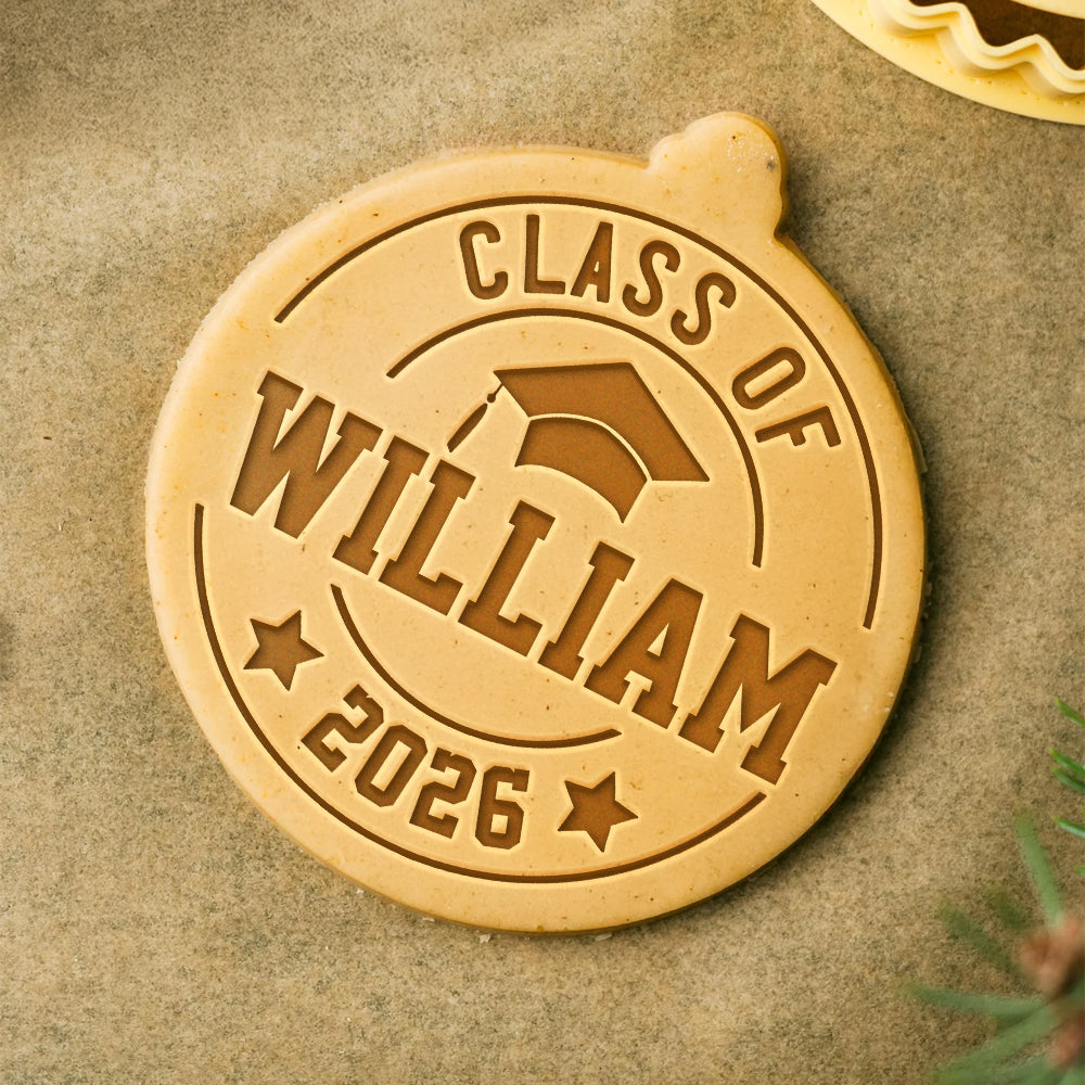 Custom Name Class Of 2026 Graduation Cookie Stamp HA75 920504