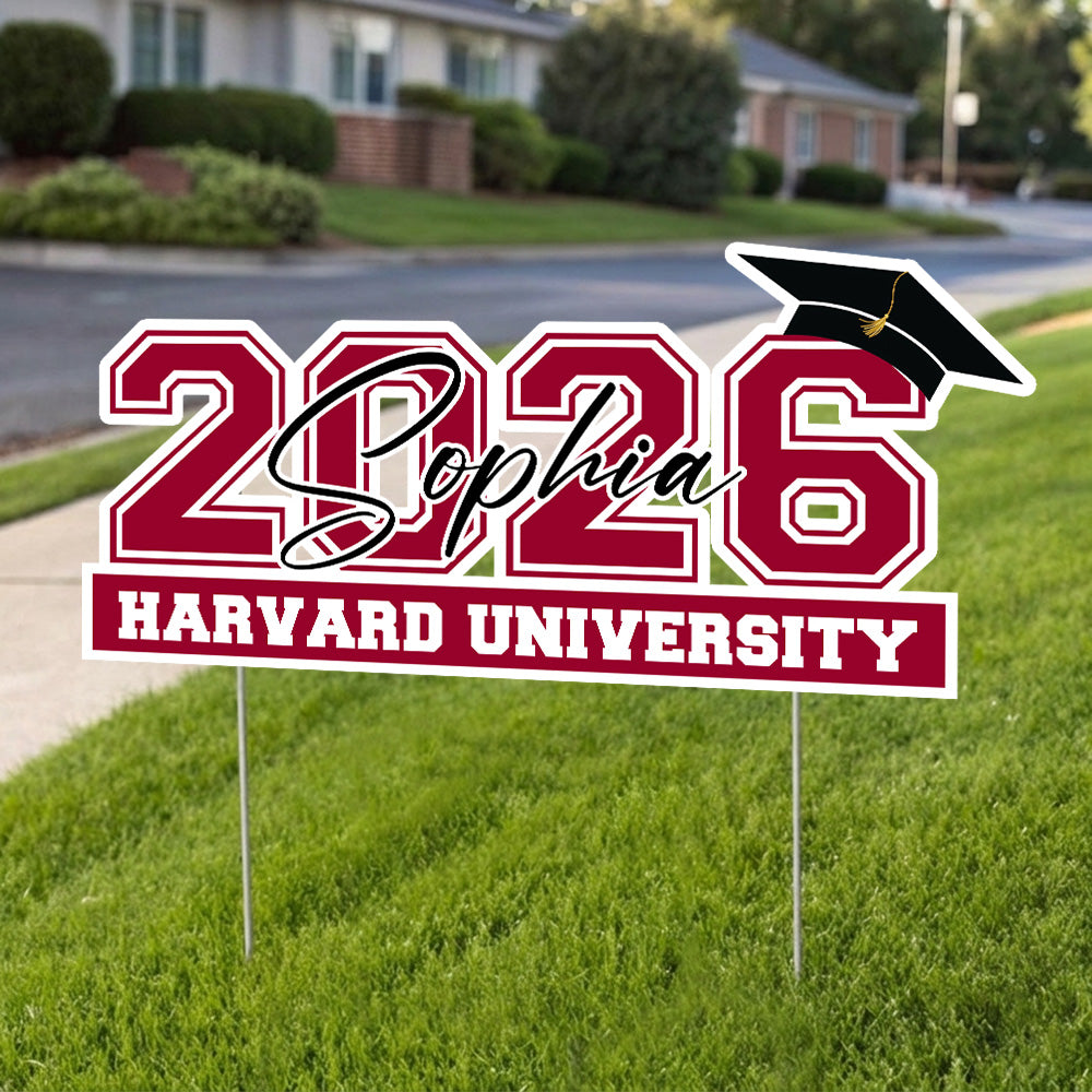 Personalized Congrats Graduation Yard Sign Party Decor TH10 169169