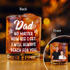 Dad No Matter How Big We Get, We Will Always Reach For You Rock Glass Gift For Father's Day HO82 893984