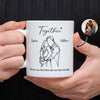 Custom Photo Anniversary Wedding Gifts For Husband And Wife, Him And Her White Mug CH07 899842