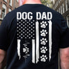 Dog Mom Dad Flag Dark Shirt Personalized Dog Lovers Gift CH07 895872