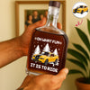 Custom Car Photo Oh What Fun It Is To Ride Whiskey Bottle HA75 898146