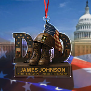 Veteran Dad Acrylic Ornament Personalized Gifts For Dad CH07 896516