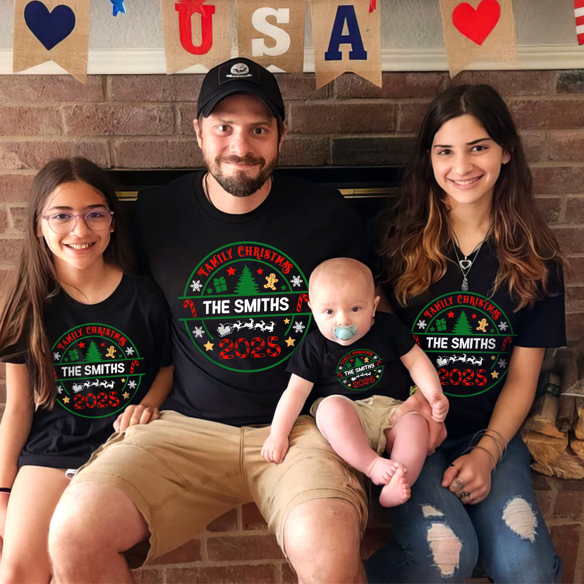 Custom Name - Personalized Shirt Christmas Gift For Family HO82 900016