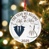 The Year We Became Mr And Mrs Layer Wooden Ornament Gift For Couples TH10 894831