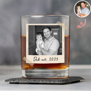 Custom Photo Dad Whiskey Glass, Grandpa Gift, Gifts For Him HA75 898924