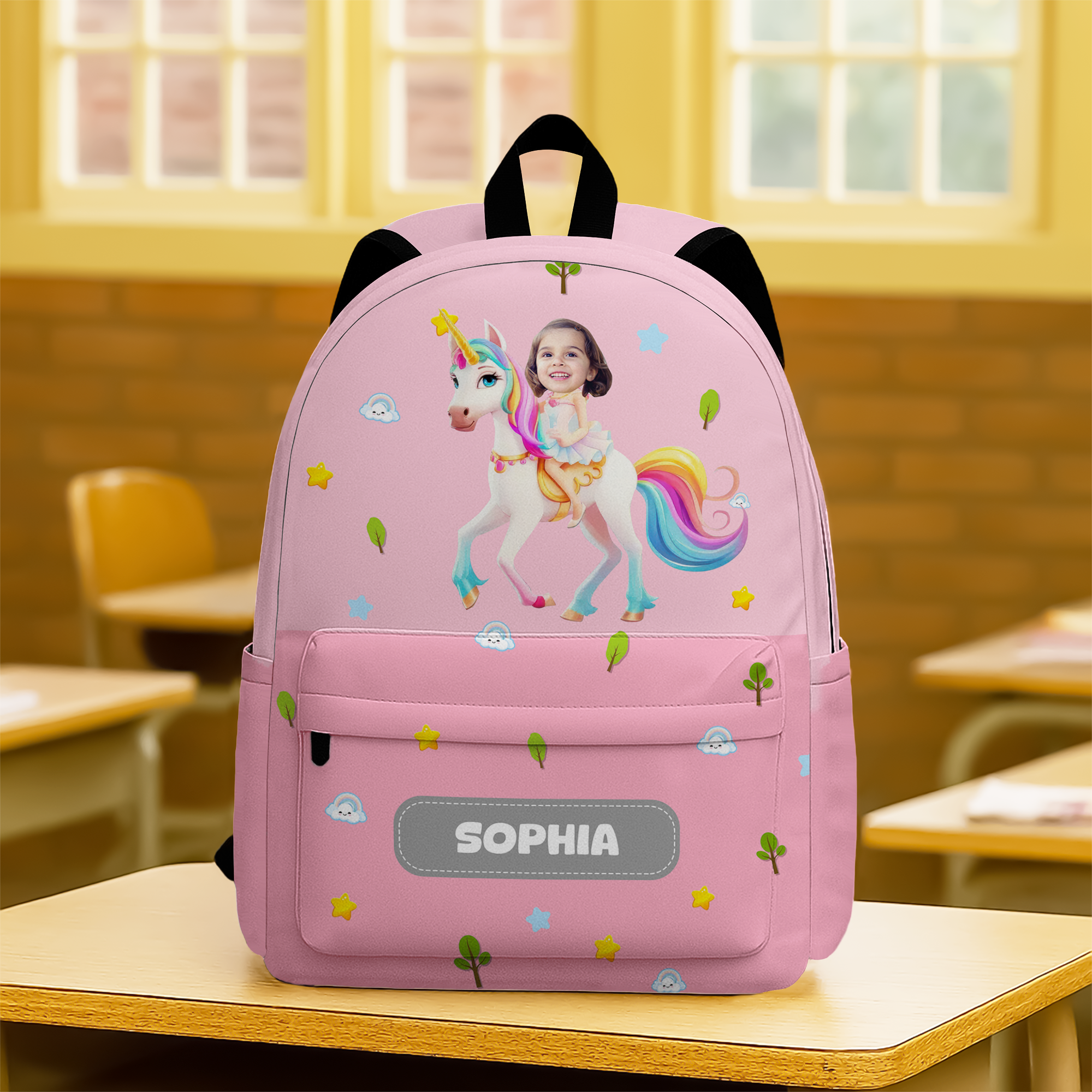 Custom Kid Photo Personalized Backpack Back To School Gift For Kids, Daughter Or Son LM32 895005