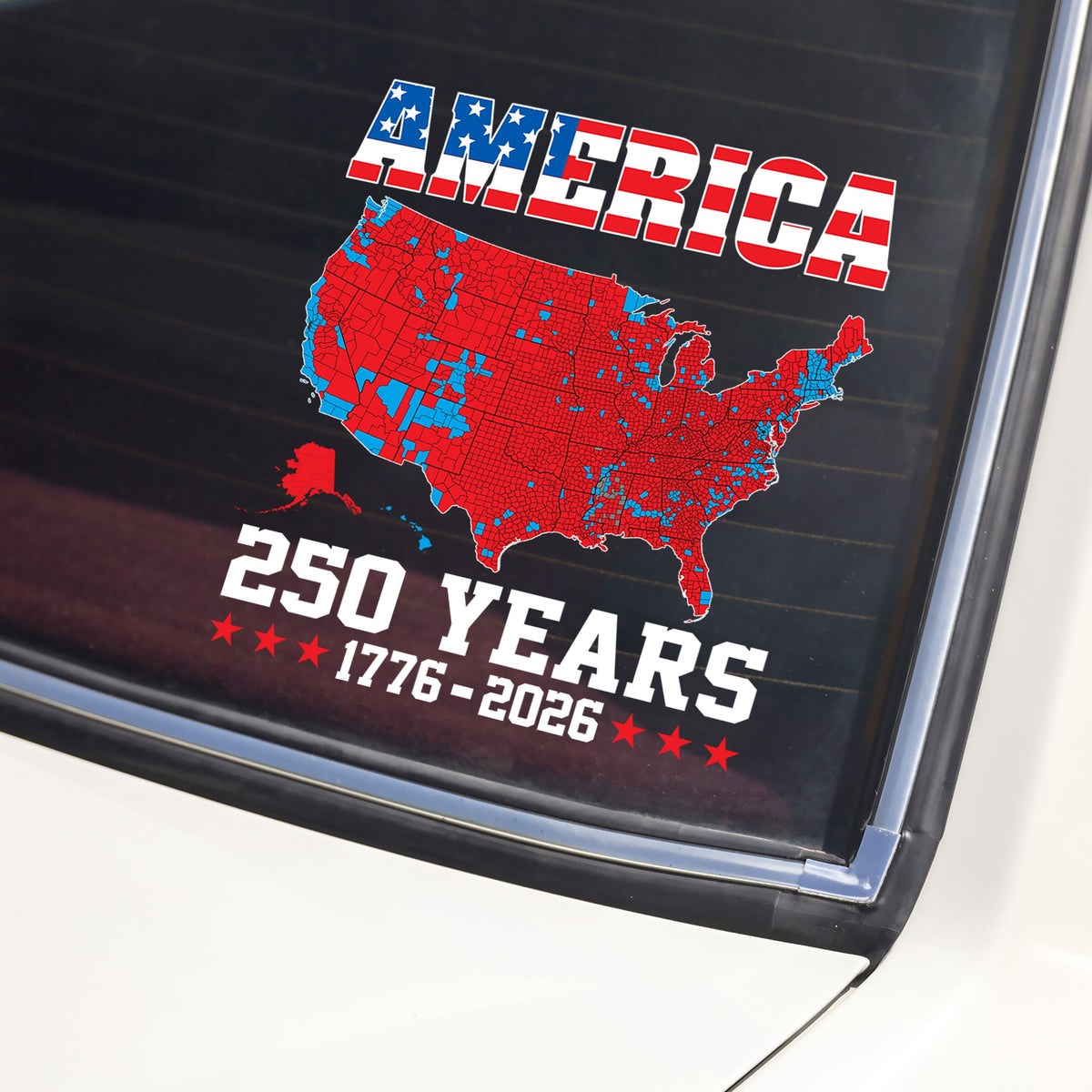 America 1776 - 2026 Car Window Decal Sticker TH10 898517