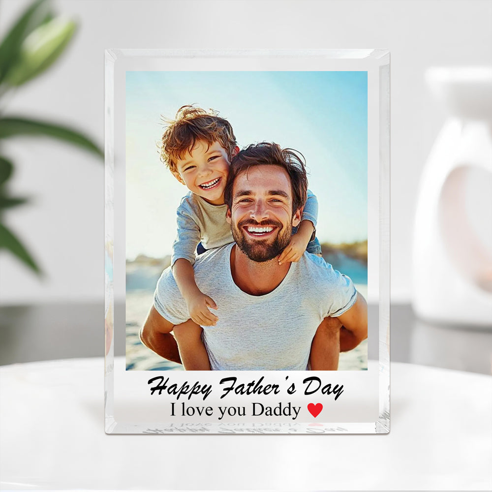 Custom Family Photo Acrylic Block Plaque – Personalized Gift for Mother’s Day, Father’s Day, Photo Keepsake LM32 899433