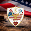 USA 250 With Eagle Acrylic Pin TH10 169313