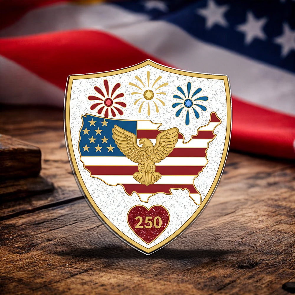 USA 250 With Eagle Acrylic Pin TH10 169313