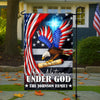 Custom Family Name One Nation Under God Patriot Eagle We The People Garden Flag HO82 900964