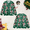 Custom Puppy Photo Ho Ho Ho Chritsmas Cardigan Gift For Pet Lovers CH07 899906