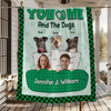 You And Me And The Pets - Custom Pet Photo Blanket For Dog And Cat Lovers CH07 896500