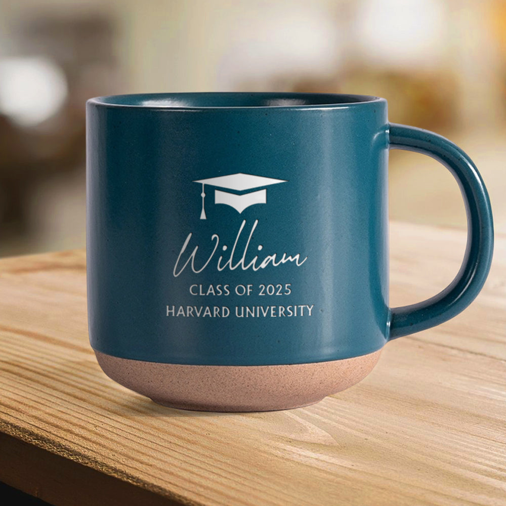 Custom Name Class Of 2026 Graduation Engraved Pottery Mug TH10 169165