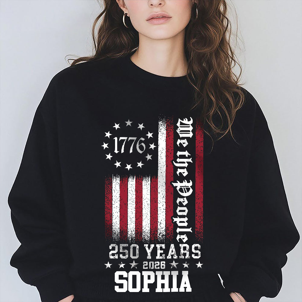 Personalized We The People 250 Years Dark Shirt TH10 898625