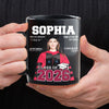 Custom Photo Congrats Class Of 2026 Magazine Graduation Gift Black Mug LM32 899367