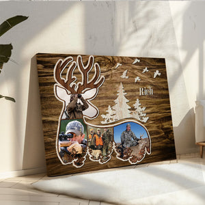 Custom Photo Canvas Gifts For Deer Hunting Lovers TH10 896767
