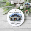 Custom Photo First Christmas At New Home Ceramic Ornament LM32 895599