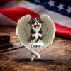 Custom Photo Pet Within Angel Wings Memorial Dog Cat Acrylic Pin CH07 911108