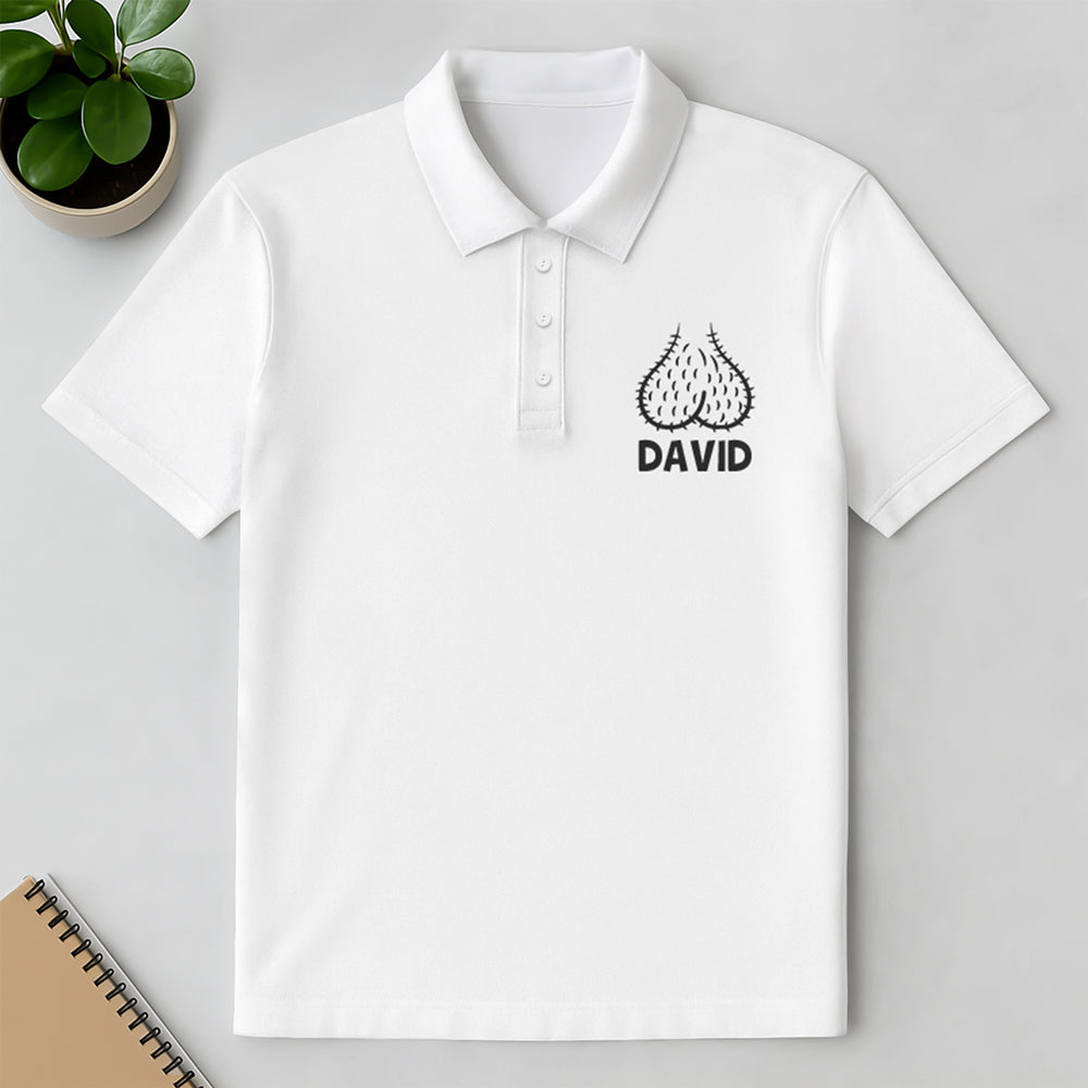 Custom Name Sack Ball Personalized Polo Shirt Funny Gifts for Men CH07 910198