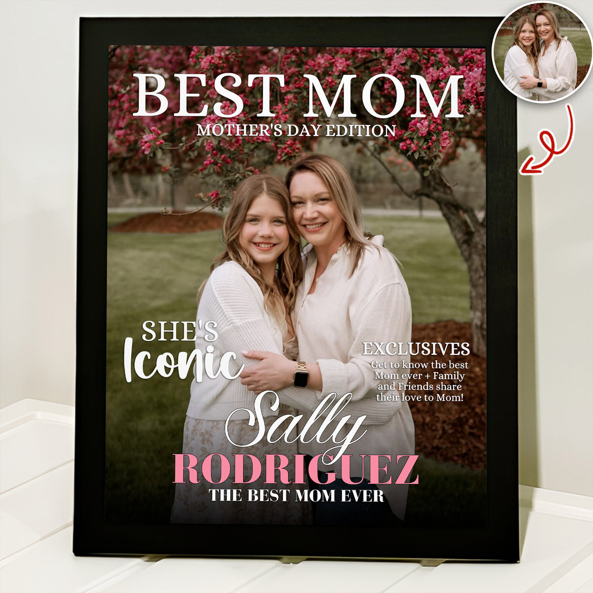Custom Photo Best Mom Picture Frame, Mother Day Gift CH07 910670