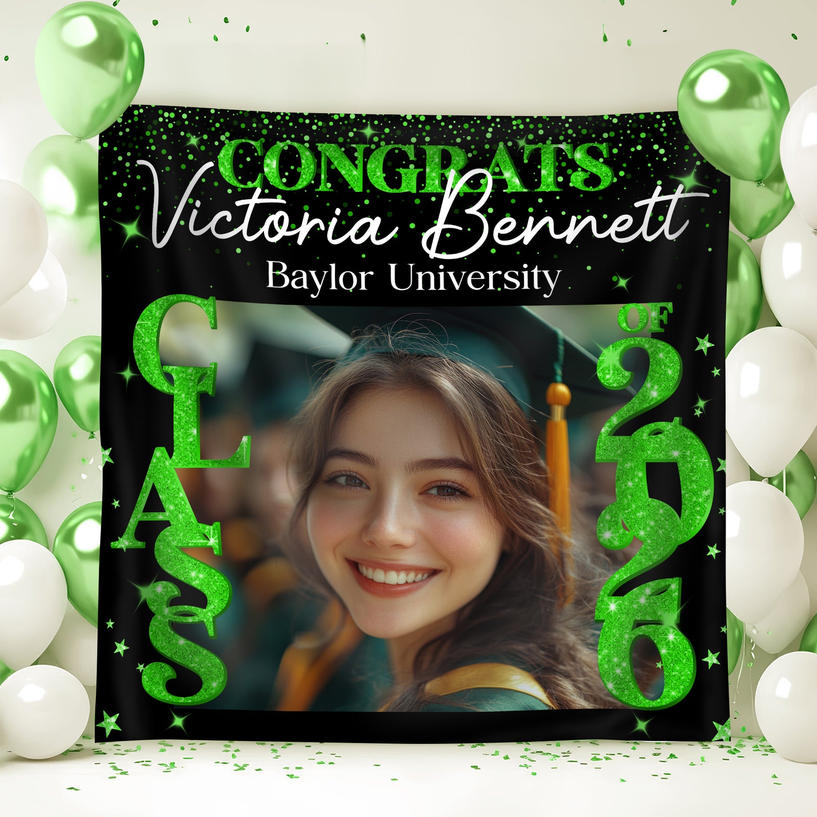 Custom Photo Class of 2026 Personalized Graduation Backdrop Graduation Party Gift CH07 895262