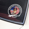 Personalized 250 Years Of Freedom With Dog Car Sticker HO82 901230