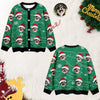 Custom Puppy Photo Personalized Dog Lovers Christmas Cardigan CH07 899896