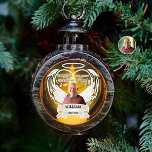 Custom Photo Your Light Will Alwways Shine In My Heart Memorial Christmas Lantern LM32 895785