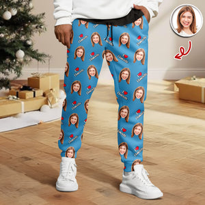 Custom Face Couple Sweatpants Valentine's Day Gift HA75 898404