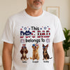 Custom American Cute 3D Dog This Dog Mom Belong To Bright Shirt LM32 899133