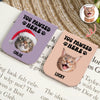 You Pawsed Here Custom Cat Photo Leather Magnetic Bookmark For Book Lovers, Cat Lovers CH07 899568