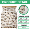Custom Funny Puppy Photo Portrait Bedding Set Birthday, Christmas Gift For Dog Lover CH07 899192