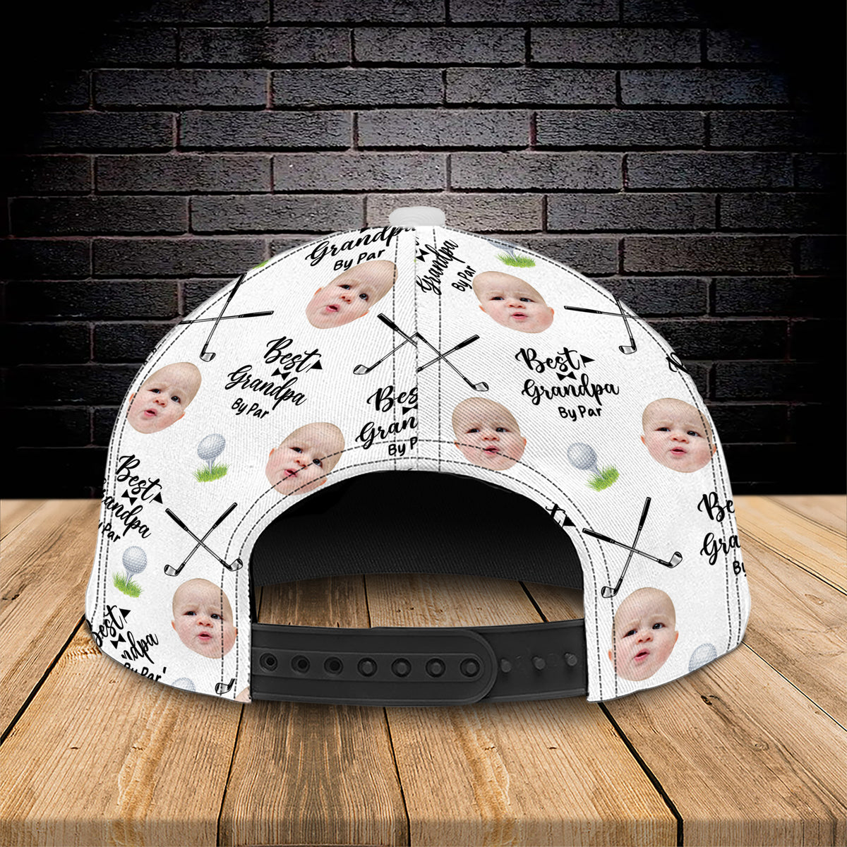 Best Dad By Par Custom Photo Golf Cap TH10 894143