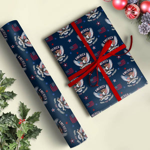 America Happy 250th Birthday Wrapping Paper HO82 900696