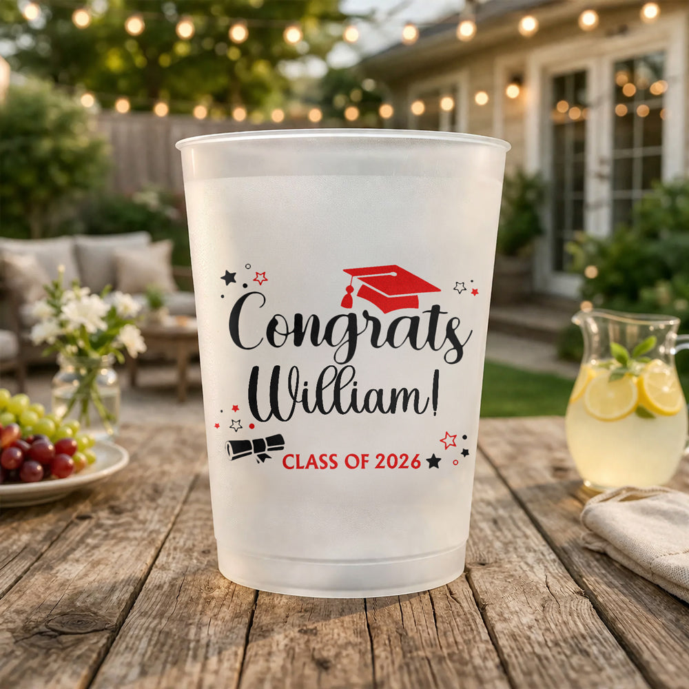 Congrats Class of 2026 Graduation Personalized Party Cups HA75 920334