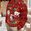 Custom Funny Cat Is This Jolly Enough Christmas Ugly Sweater LM32 895911