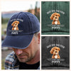Custom Photo Best Dog Dad/Mom Ever Washed Denim Baseball Cap HO82 893894