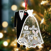 First Christmas Married Personalized Wedding Acrylic Ornament Christmas Gift CH07 896928