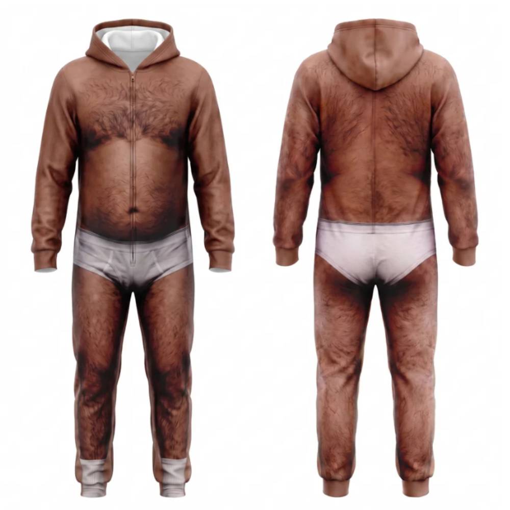 Personalized Funny Body Onesie Pajamas - Birthday Gifts For Husband, Son, Grandson, Brother, Grandpa, Dad, Yourself HO82 903556