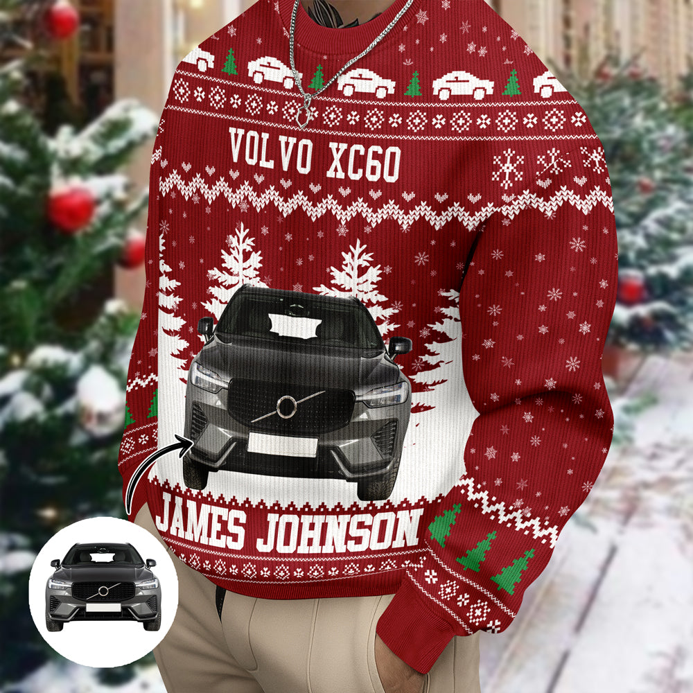This Is How I Roll - Personalized Photo Car Ugly Sweater HO82 900576