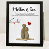Personalized Mother & Son Pebble Art Picture Frame Heartfelt Gift for Mom TH10 898873