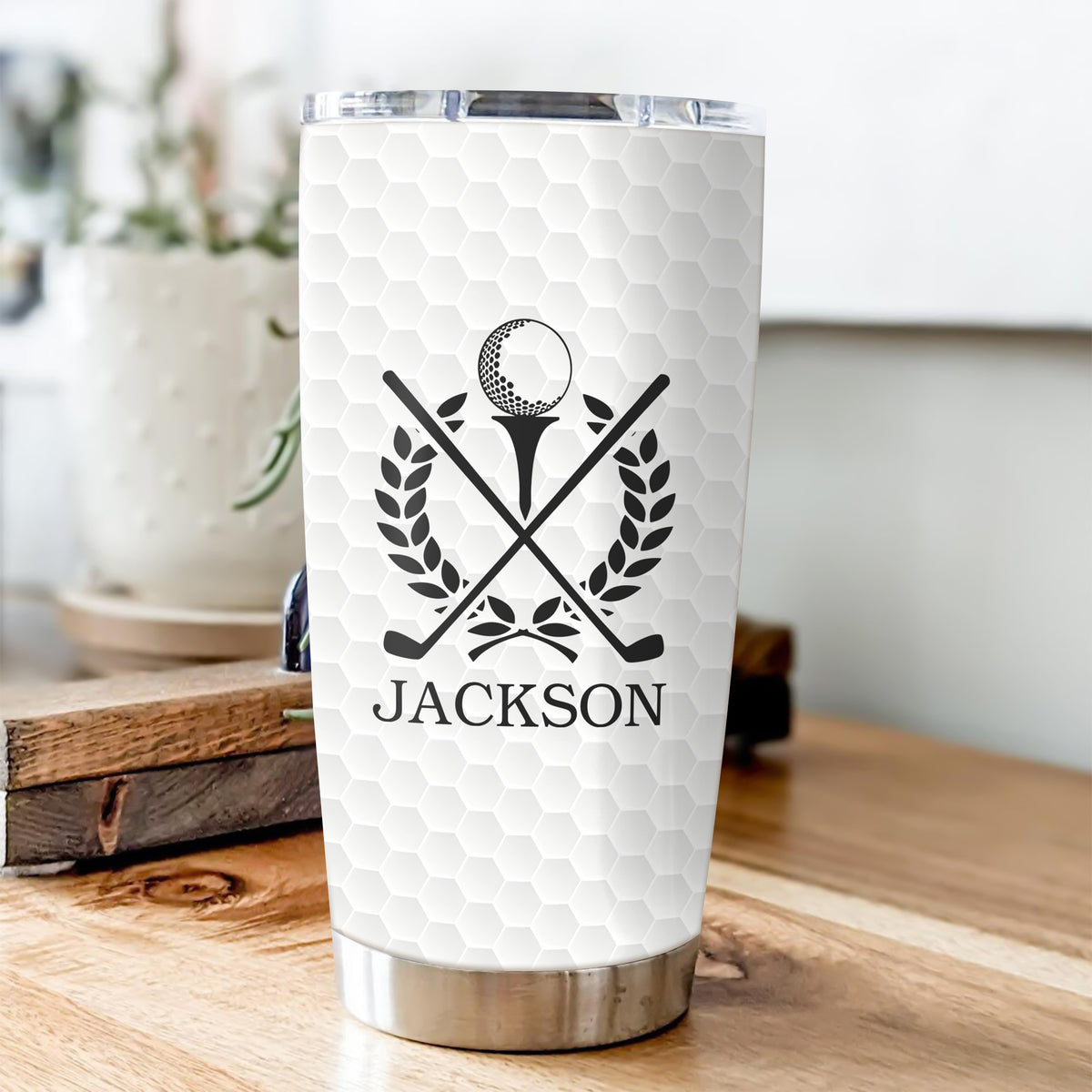 Personalized 3D Inflated Effect Fat Tumbler Gift For Golf Lover TH10 898127