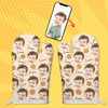 Custom Face Portrait Cake Pattern Oven Mitt TH10 894415
