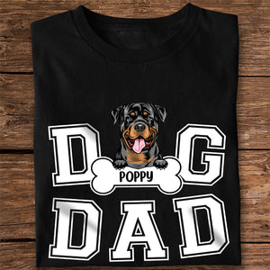 Custom Photo Dog Dad We Sniff Together, We Stick Together Dark Shirt HO82 894186