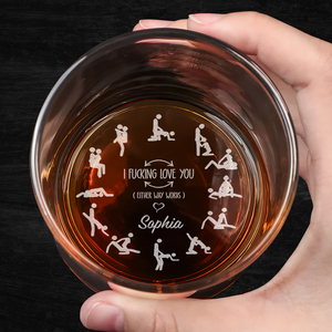 Custom Name Couple Dirty Engraved Rock Glass Gift For Couple LM32 897727